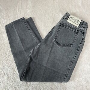 Bongo Black/Grey Jeans Women's Size 13 Vintage 80's 90's High‎ Rise Made In USA